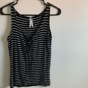 Women Black and White Camisole